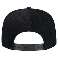 Casquette de golf à visière rabattable City Originals en velours côtelé Kansas City Chiefs New Era noire pour homme