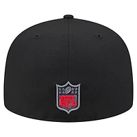 Men's New Era  Black Kansas City Chiefs Color Pop 59FIFTY Fitted Hat