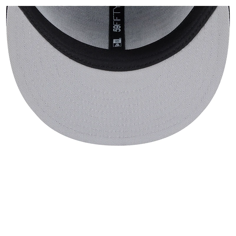 Men's New Era  Black Kansas City Chiefs Color Pop 59FIFTY Fitted Hat