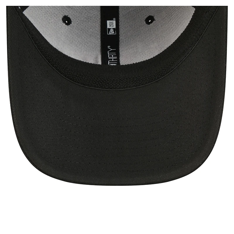 Casquette New Era noire Kansas City Chiefs Core Team 39THIRTY Flex pour homme