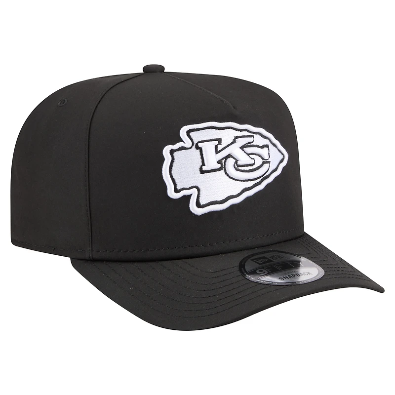 Casquette ajustable New Era 9FIFTY noire Kansas City Chiefs Gore-Tex A-Frame pour homme