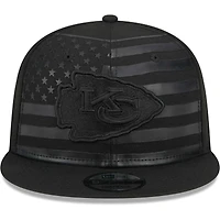 Men's New Era Black Kansas City Chiefs Independent 9FIFTY Snapback Hat