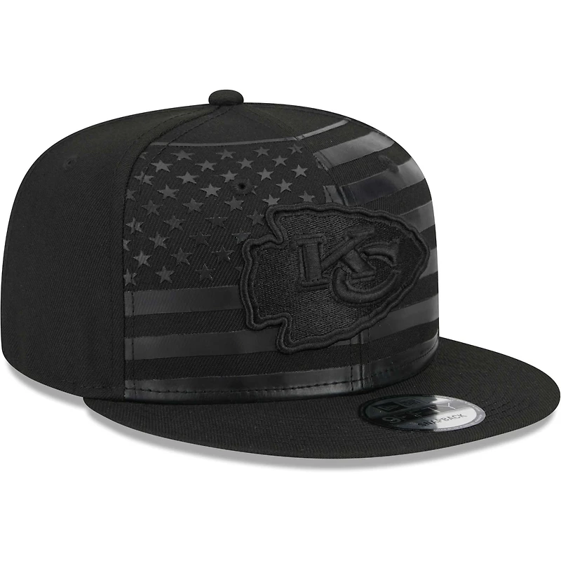 Men's New Era Black Kansas City Chiefs Independent 9FIFTY Snapback Hat