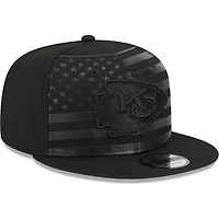 Men's New Era Black Kansas City Chiefs Independent 9FIFTY Snapback Hat