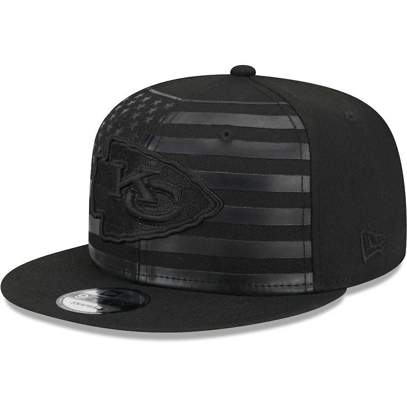 Men's New Era Black Kansas City Chiefs Independent 9FIFTY Snapback Hat