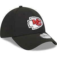 Casquette Flex 39THIRTY Main des Chiefs de Kansas City New Era pour homme, noire