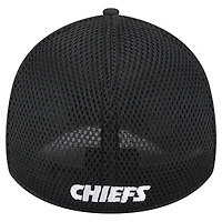 Casquette Main Neo 39THIRTY Flex noire New Era Kansas City Chiefs pour homme