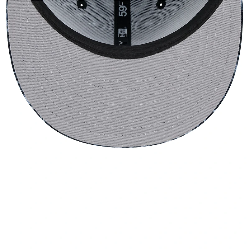 Casquette ajustée Shibori 59FIFTY des Kansas City Chiefs New Era noire pour hommes