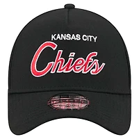 Casquette ajustable Smith 9FORTY Kansas City Chiefs noire New Era pour homme
