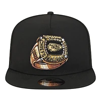 Casquette ajustable New Era noire Kansas City Chiefs Super Bowl Ring 9FIFTY pour homme