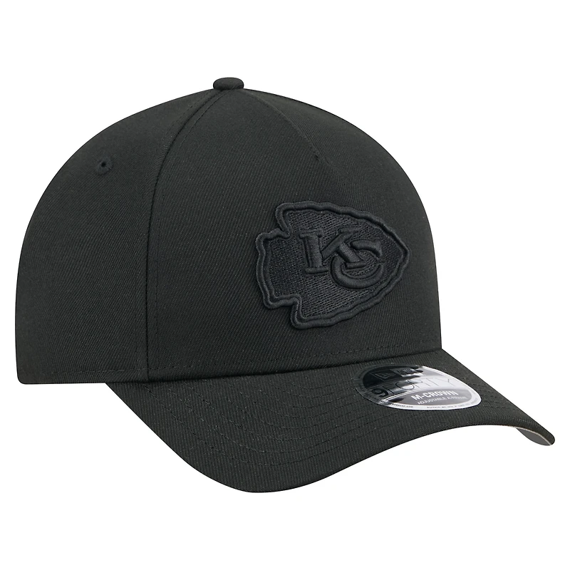 Casquette ajustable 9FORTY M-Crown A-Frame noire New Era pour homme, collection Team Chiefs des Kansas City