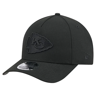 Casquette ajustable 9FORTY M-Crown A-Frame noire New Era pour homme, collection Team Chiefs des Kansas City