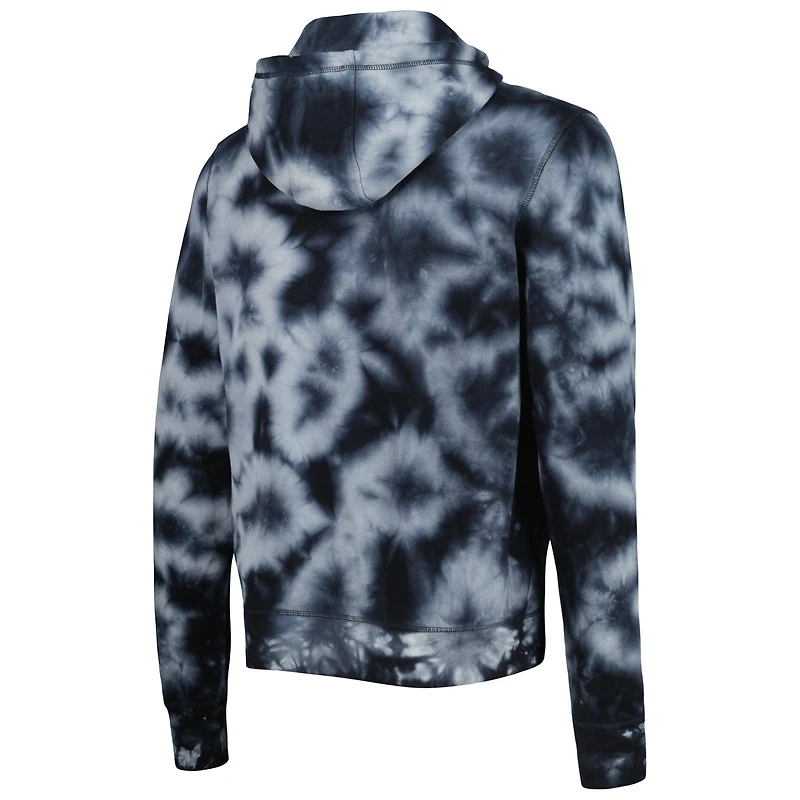 Men's New Era Black Kansas City Chiefs Team Tie-Dye Pullover Hoodie