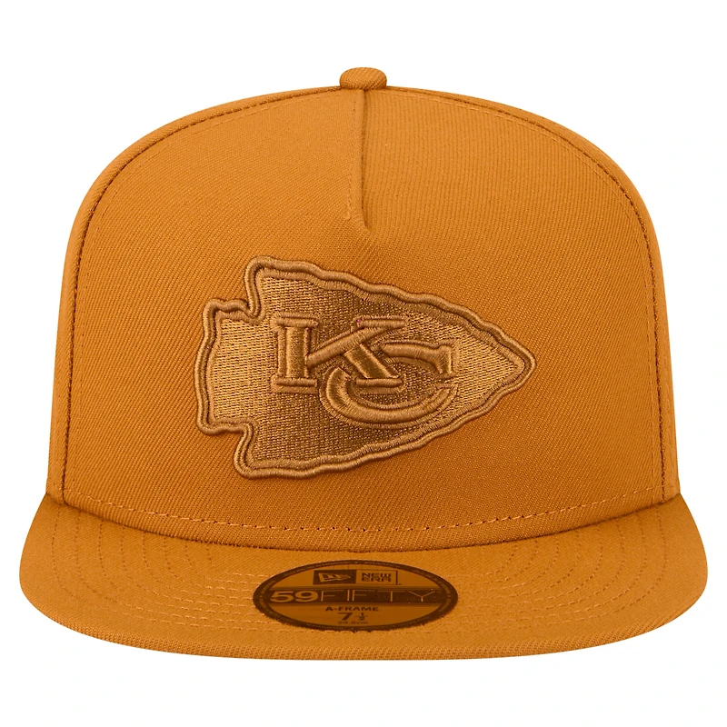 Casquette ajustée A-Frame 59FIFTY marron pour homme, coloris Pack, des Chiefs de Kansas City New Era