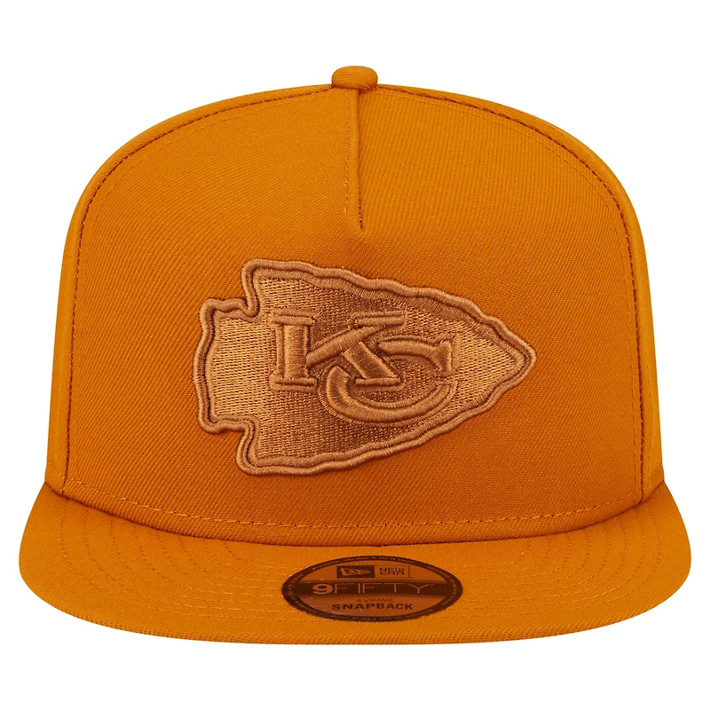 Casquette snapback A-Frame 9FIFTY marron New Era pour homme