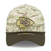 Men's New Era  Camo/Dark Green Kansas City Chiefs 2025 Salute to Service 39THIRTY Flex Hat
