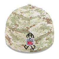Men's New Era  Camo/Dark Green Kansas City Chiefs 2025 Salute to Service 39THIRTY Flex Hat