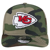 Casquette à visière rabattable Woodsy 9FIFTY Camo Kansas City Chiefs de New Era pour homme