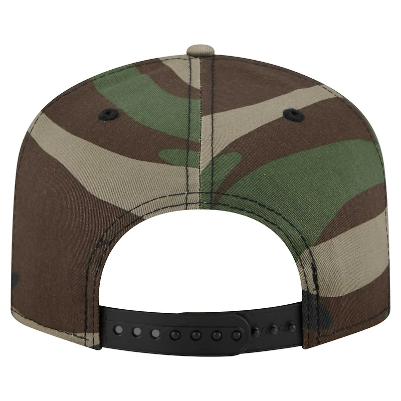 Casquette à visière rabattable Woodsy 9FIFTY Camo Kansas City Chiefs de New Era pour homme