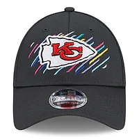 Men's New Era Charcoal Kansas City Chiefs 2021 NFL Crucial Catch - 9FORTY Adjustable Hat