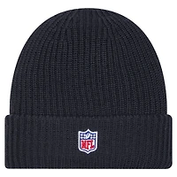 Bonnet à revers New Era pour homme, couleur anthracite, Kansas City Chiefs 2025, idéal pour les temps froids.