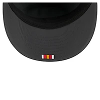 Men's New Era Charcoal Kansas City Chiefs 2025 Sideline Cold Weather Retro Crown 59FIFTY Fitted Hat