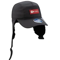Men's New Era Charcoal Kansas City Chiefs 2025 Sideline Cold Weather Runner Dog Ear Adjustable Hat