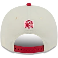 Men's New Era Cream/Red Kansas City Chiefs 2025 NFL Draft 9FIFTY A-Frame Snapback Hat