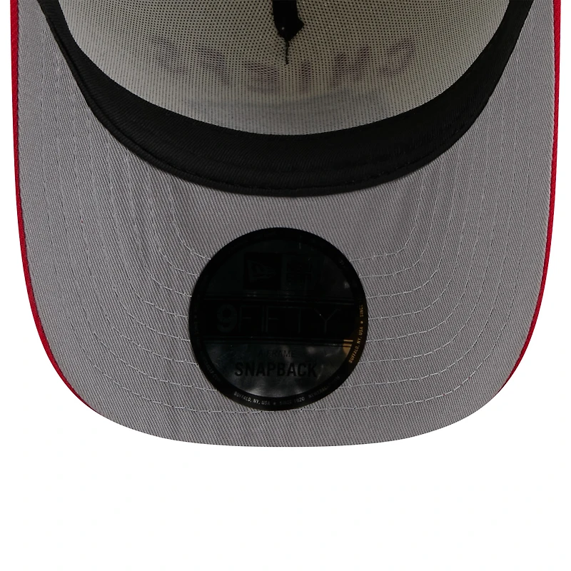 Men's New Era Cream/Red Kansas City Chiefs 2025 NFL Draft 9FIFTY A-Frame Snapback Hat