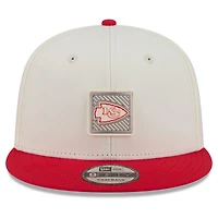 Men's New Era  Cream/Red Kansas City Chiefs 2026 NFL Training Camp 9FIFTY Snapback Hat