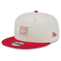 Casquette snapback New Era crème/rouge Kansas City Chiefs 2026 NFL Training Camp 9FIFTY pour homme
