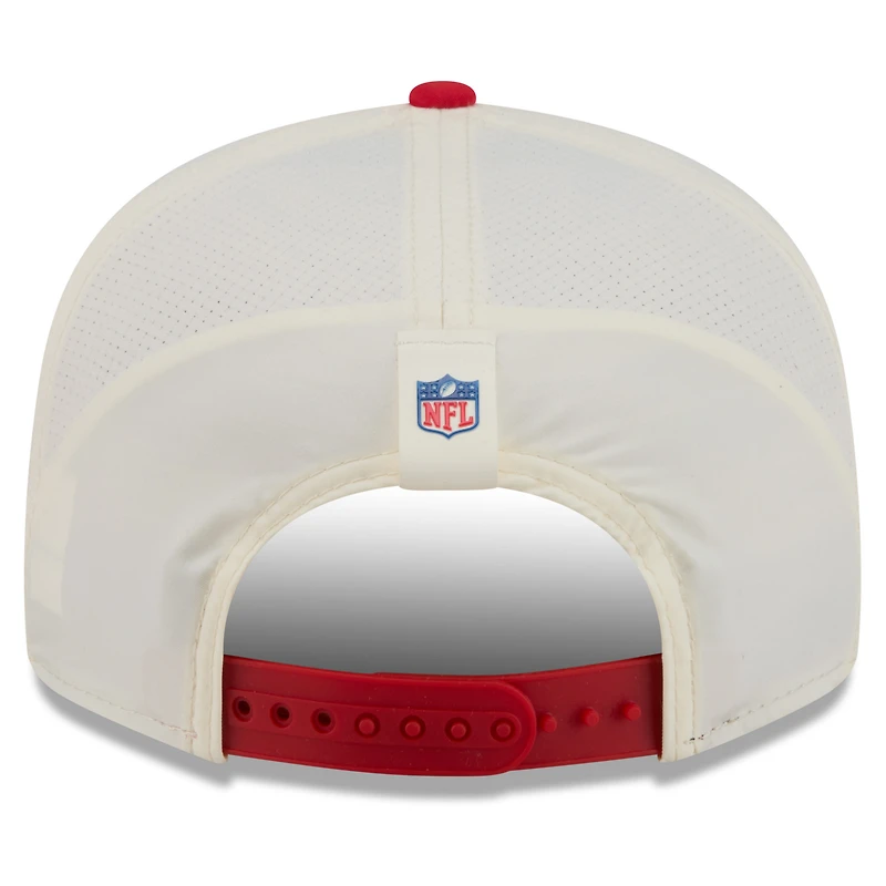 Men's New Era  Cream/Red Kansas City Chiefs 2026 NFL Training Camp 9FIFTY Snapback Hat