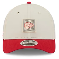 Men's New Era  Cream/Red Kansas City Chiefs 2026 NFL Training Camp 9FORTY Adjustable Hat