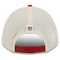 Men's New Era  Cream/Red Kansas City Chiefs 2026 NFL Training Camp 9FORTY Adjustable Hat