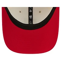 Casquette ajustable New Era crème/rouge Kansas City Chiefs 2026 NFL Training Camp 9FORTY pour homme