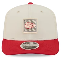 Men's New Era  Cream/Red Kansas City Chiefs 2026 NFL Training Camp 9SEVENTY Adjustable Hat