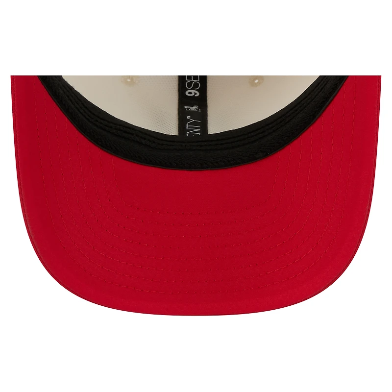 Men's New Era  Cream/Red Kansas City Chiefs 2026 NFL Training Camp 9SEVENTY Adjustable Hat