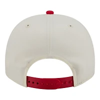 Casquette snapback New Era crème/rouge Kansas City Chiefs 9FIFTY pour homme