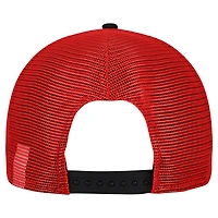 Casquette snapback New Era 9FIFTY Trucker à motif drapeau des Chiefs de Kansas City pour homme, crème/rouge