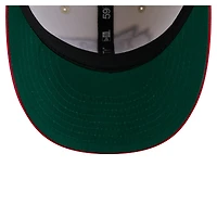 Men's New Era Cream/Red Kansas City Chiefs Tonal Floral 59FIFTY Fitted Hat