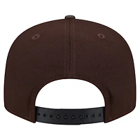 Casquette snapback New Era 9FIFTY Kansas City Chiefs marron foncé, motif camouflage Burnt Wood, pour homme