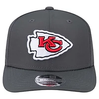 Men's New Era Graphite Kansas City Chiefs 9SEVENTY Stretch-Snap Hat