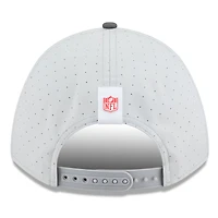 Men's New Era  Gray/Graphite Kansas City Chiefs 2025 NFL Training Camp A-Frame 9FORTY Adjustable Hat