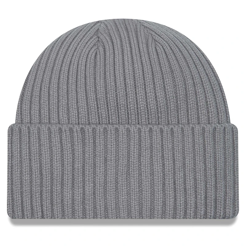 Bonnet en tricot à revers New Era pour hommes, gris chiné, Kansas City Chiefs Color Pack