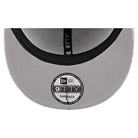 Men's New Era Gray Kansas City Chiefs Cord Rope Corduroy 9FIFTY Snapback Hat