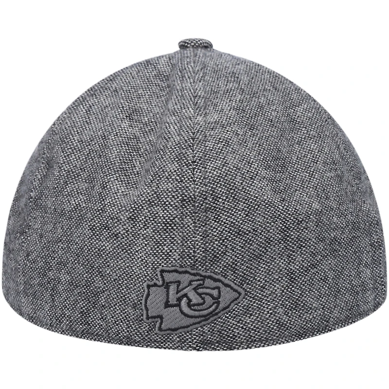 Casquette ajustée Peaky Duckbill grise pour homme New Era Kansas City Chiefs