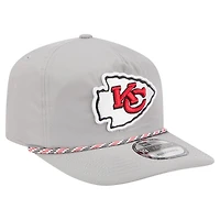 Casquette New Era grise Kansas City Chiefs Rope 19TWENTY pour homme