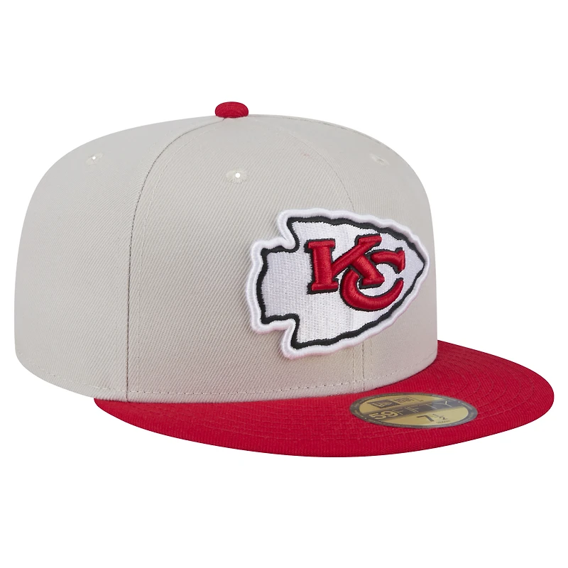 Casquette ajustée Stoney 59FIFTY des Chiefs de Kansas City New Era pour hommes