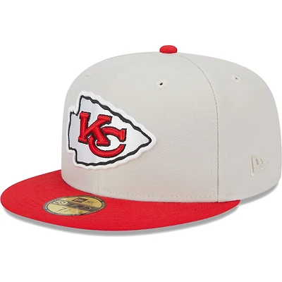 Casquette ajustée 59FIFTY avec écusson des Chiefs du Super Bowl Kansas City New Era pour homme