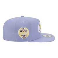 Casquette snapback New Era 9FIFTY Bloom A-Frame pour homme, couleur lavande, Kansas City Chiefs